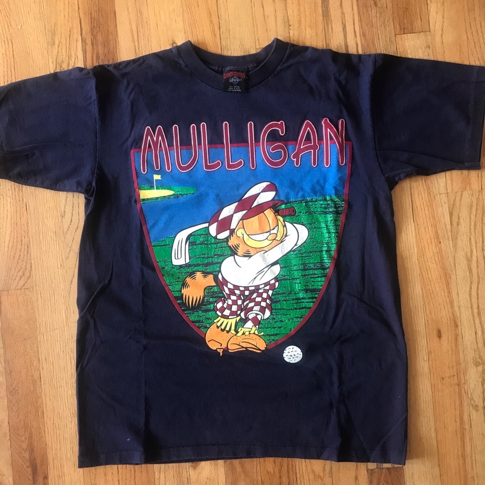 Vintage Garfield Mulligan Golfing T-Shirt